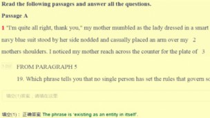 新加坡英语阅读练习题库（三）