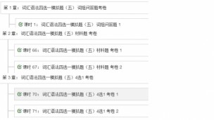 新加坡AEIS爱狮考试 词汇语法四选一模拟题（5）